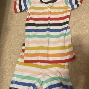 Primary Kids Pajama Set - Multicolor Stripes